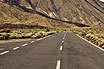 Freeway Around Teide Volcano Canary Islands