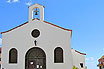 White Colonial Style Church In Tenerife Tourist Resort Canary Islands