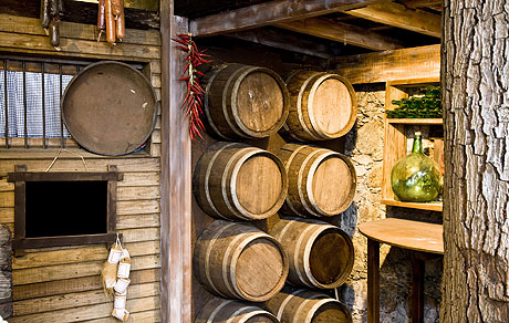 Cantina con vini in tenerife nelle isole canarie foto